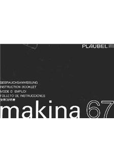 Plaubel Makina 67 manual. Camera Instructions.